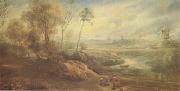 Peter Paul Rubens Landscape with a Bird-Catcher (mk05) oil on canvas